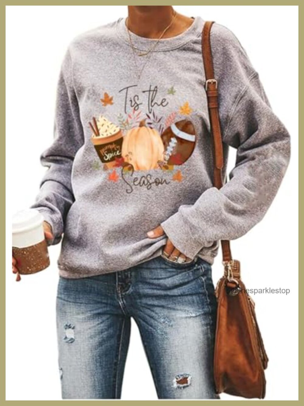 Pumpkin Graphic Sweatshirt Crew Neck Long Sleeve Pullover Fall
